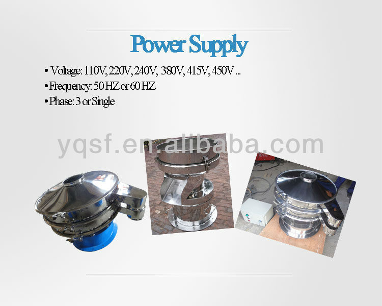 YQA wire mesh polyurethane vibrating screen machine for black pepper