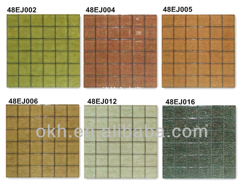 Nice decor gold foil glass mosaic