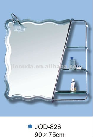 Bathroom Wall Mirror on Mirror Mirror With Light And Shelf Combined Bathroom Mirror Wall