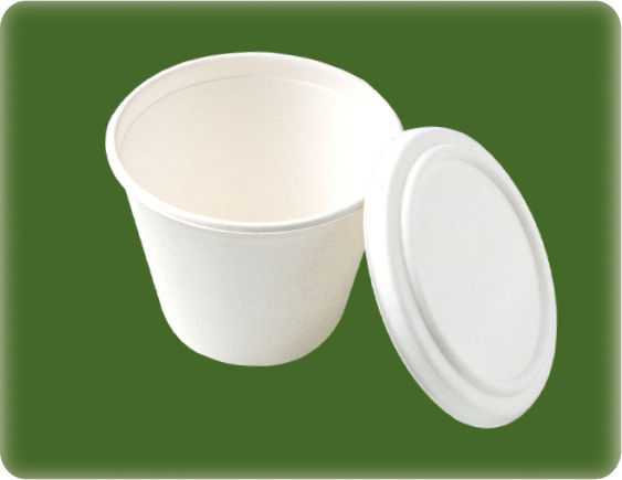 2014 new design paper soup bowl with lid