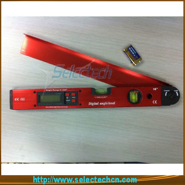 SE-ST99G 400mm digital 16 inch angle Aluminum Spirit Level meter