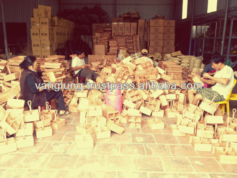 Rattan Bamboo Bread, Eggs Basket/ Wicker Bread