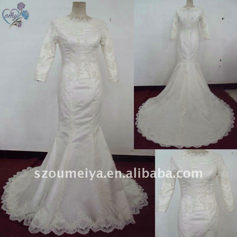 wedding dress with sleeves