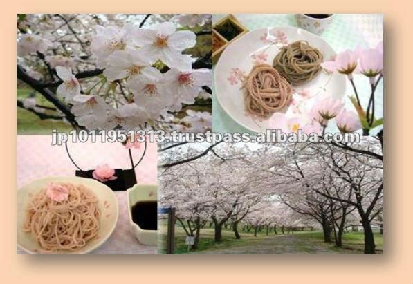 Cherry tree buckwheat noodles Petal