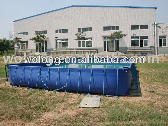 Square Steel Frame Pool/Inflatable pool,large inflatable swimming pool,large inflatable water games