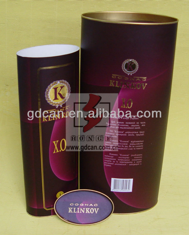 Oval Customize Design Wonderful Brand Red Wine Box with Oem Logo for Gift
