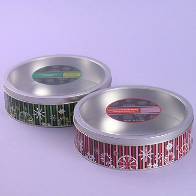 RB128W-round packaging tin box with window