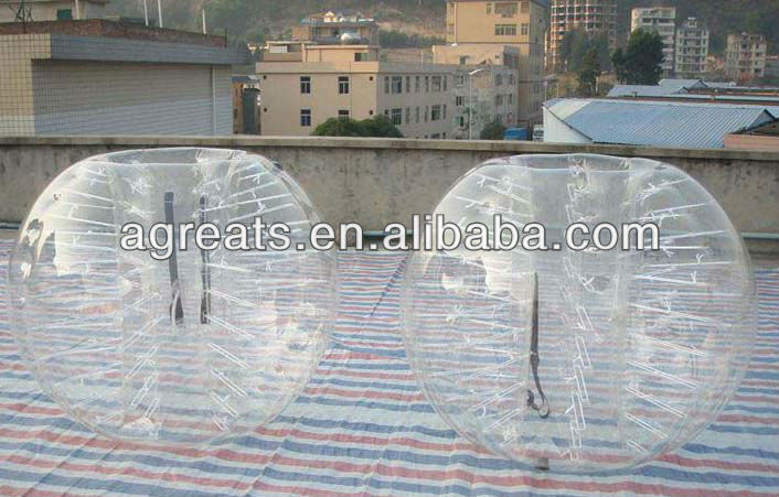 Transparent PVC, TPU bubble football, bumper balls for sale G7009
