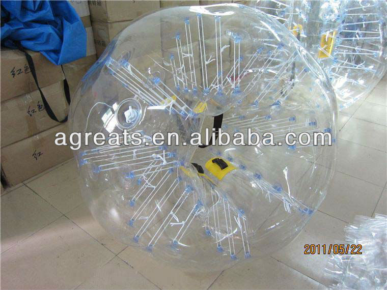 Transparent PVC, TPU bubble football, bumper balls for sale G7009