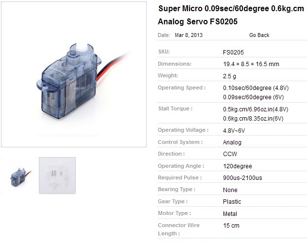 優れたマイクロサーボrcの小型fs02052.5gサーボ問屋・仕入れ・卸・卸売り