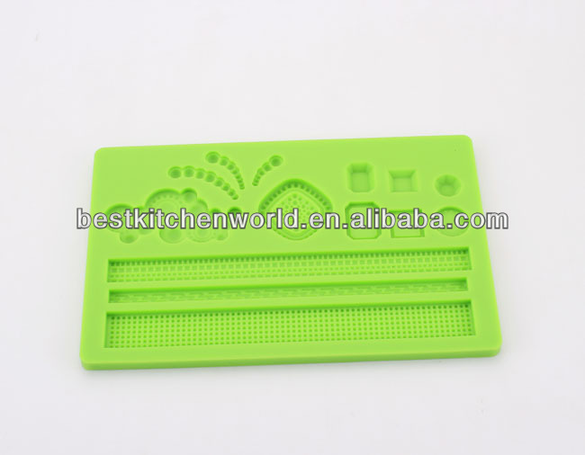2014 New Design Flower Fondant Cake Decoration Mold
