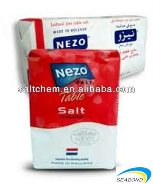different bagged packed refined salt ,edible salt,cooking salt