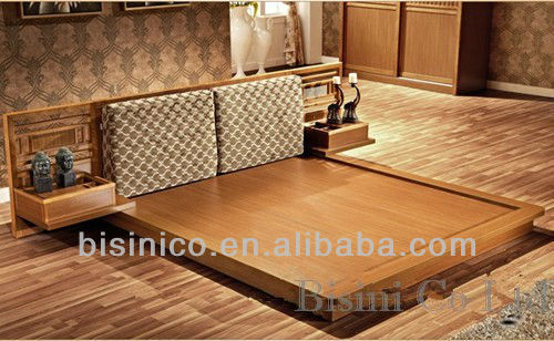 Conjunto de muebles de dormitorio de madera de diseño japonés ... Diseño contemporaneo de muebles en japon