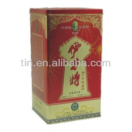 custom printed foldable packing red wine box