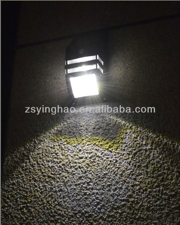 メーカー太陽電池ledライト壁家の照明( yh0607- pir)仕入れ・メーカー・工場