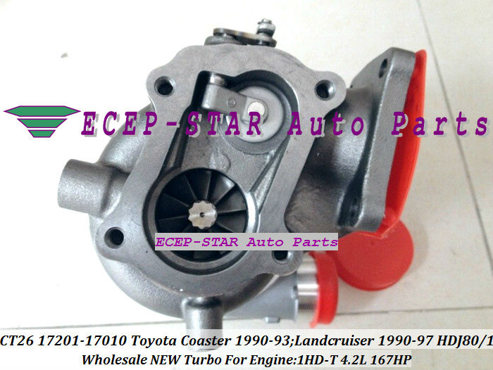 CT26 17201-17010 FIt for Toyota COASTER 1990-1993 LANDCRUISER 1990-97 HDJ80 HDJ81 1990-2001 1HDT 1HD-T 4.2L 167HP TURBO