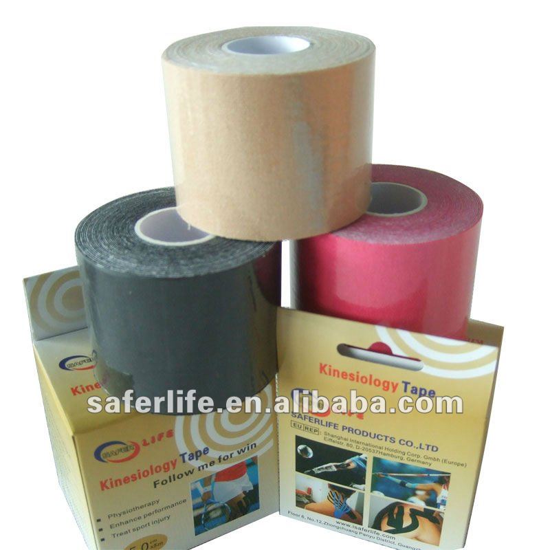 2014 New Competitive price FDA CE Private label 5cm x 5m Elastic athletic Physiotherapy kinesiology sports kinesio tape