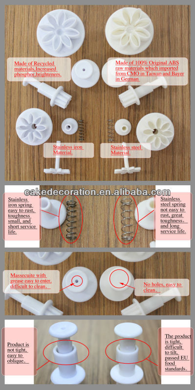 plunger cutter flower making cake decorations
