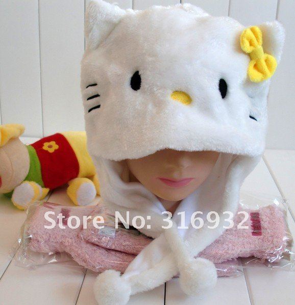 hello kitty plush hat