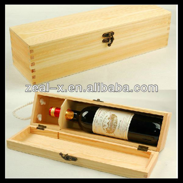 Red Wine Box Cheap Wooden Wine Boxes Pine Wood Wine Boxes,China ZealX