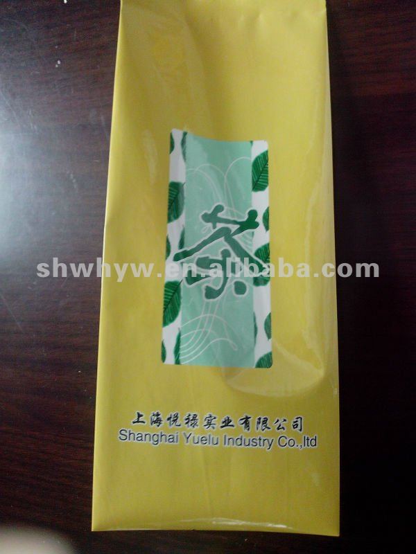 Powder Two side sealed flat Pouch Bag for tea aluminium tea bag vacuum tea pouch
