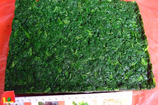 iqf spinach cut (food beverage) with FDA BRC,HACCP,ISO ,KOSHER