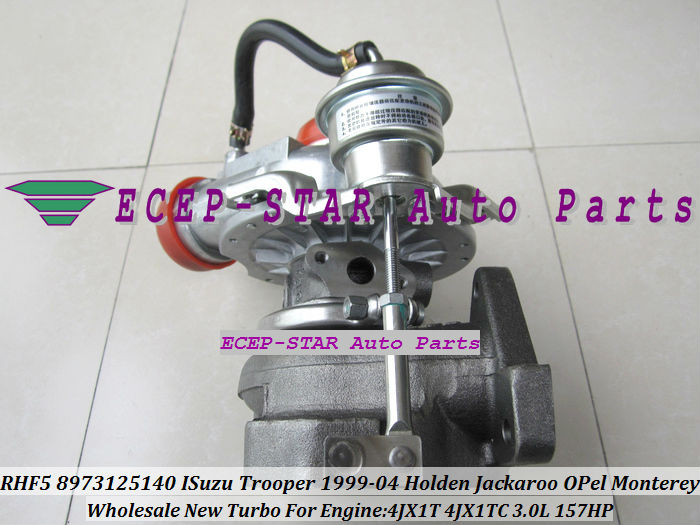 Turbo RHF5 8973125140 VA430070 Turbocharger FOR ISUZU Trooper 1999-2004 HOLDEN Jackaroo OPEL Monterey 4JX1T 4JX1TC 3.0L 157HP (2)