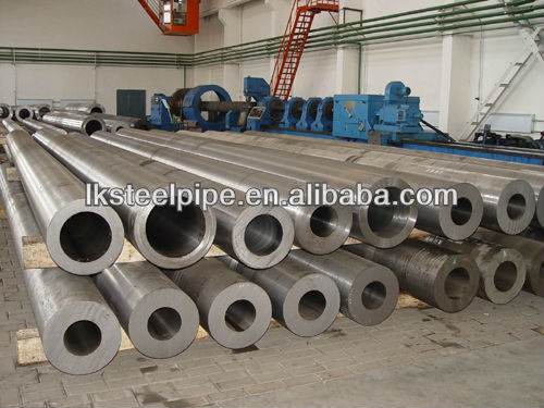 Din1629 st52 seamless alloy steel pipe sizes , mechanical properties st52 steel tube supplying