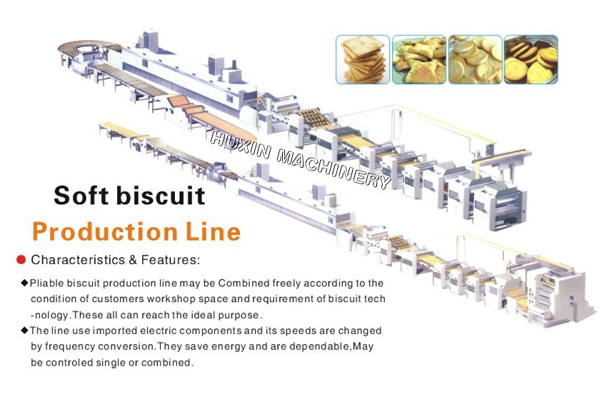 Huxin automatic biscuit processing line