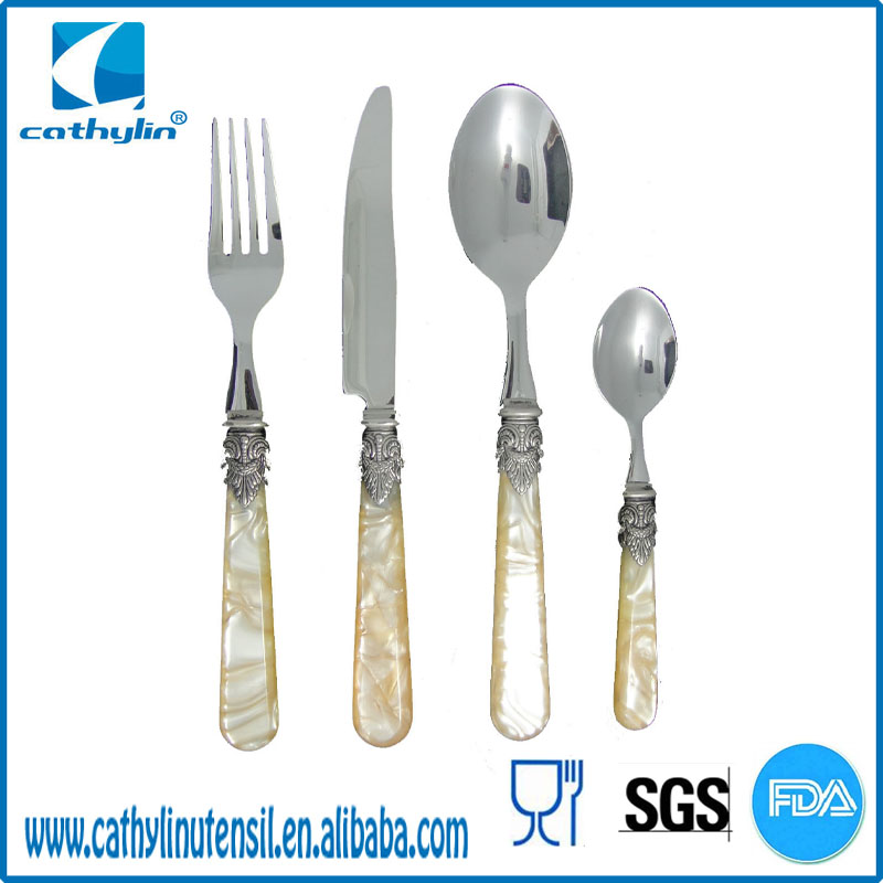 Plastic handle 100 biodegradable corn starch cutlery