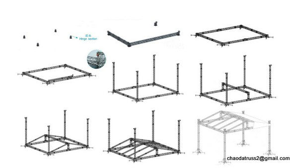 野外ステージの屋根のトラスメーカーにおけるceと、 tuv認証取得仕入れ・メーカー・工場