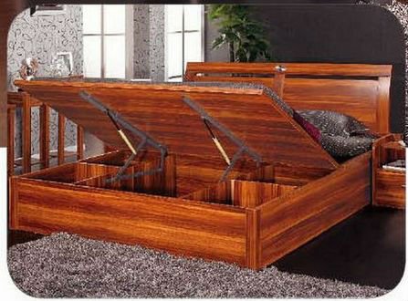 Wooden Double Bed With Box Wooden Box Bed Design