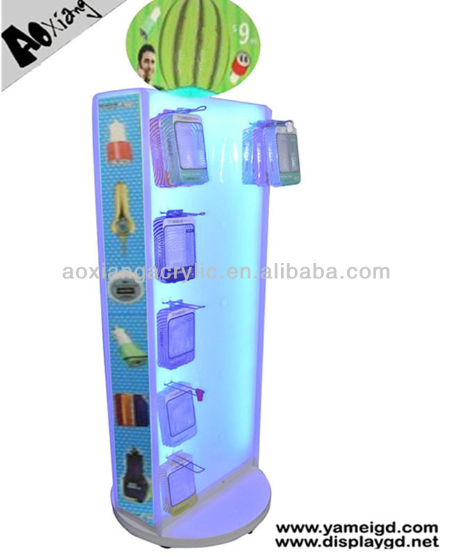 Modern Easily Assembly Chewing Gum Counter Display Stand