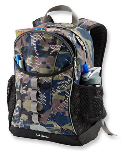 Camouflage color unique high school backpack