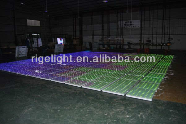 Professional wonderful lighting effect full color LED dancing floor,led effect disco light/ led dance floor