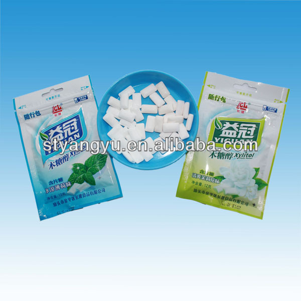 Mint and Jasmine Flavor Tablet Candy