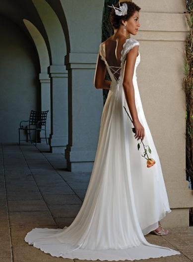  Backless Wedding Dresses a High quality fabric b Unique design 