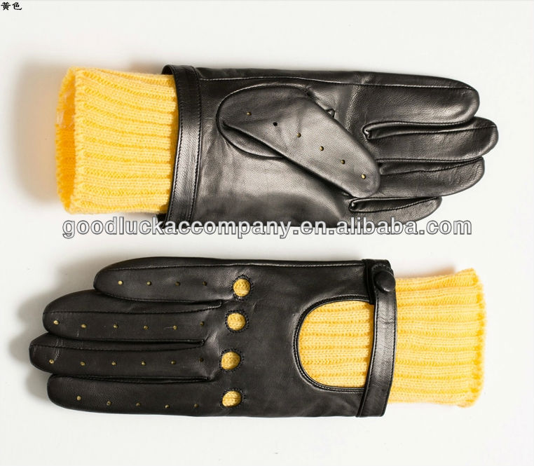 Women's driving gloves and skeleton skull half finger PUNK dance show leather driving gloves問屋・仕入れ・卸・卸売り