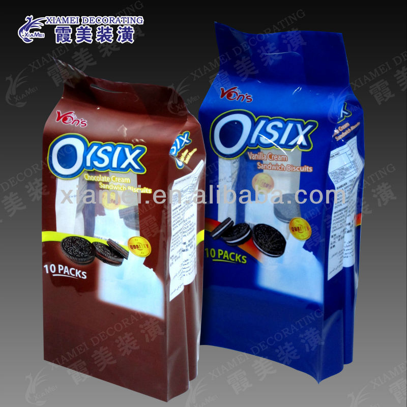 side gusset biscuit and cracker plastic bag