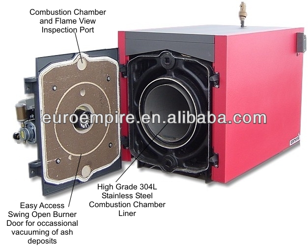 2014 New popular type made in China and CE approved hot water boiler for waste oil