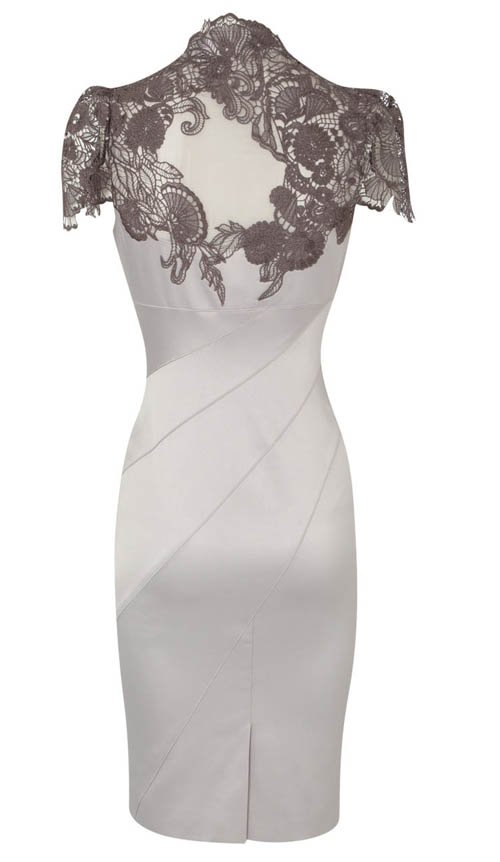 plus size dress women cocktail party dresses with lace+ silk knee length ,gray, black,1pc wholesale+free shipping plus size dress women cocktail party dresses with lace+ silk knee length ,gray, black,1pc wholesale+free shipping