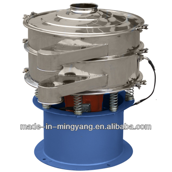self-cleaning circular sieving machine for desiccated coconut made in MingYang