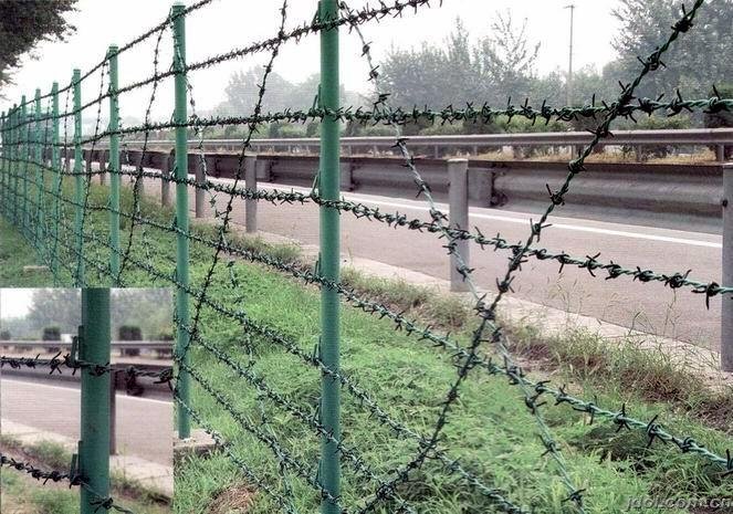 Забор из колючей проволоки 40