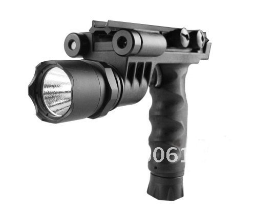 Foregrip Flashlight Plus Green Laser, Tracking Light Combo Wholesale 