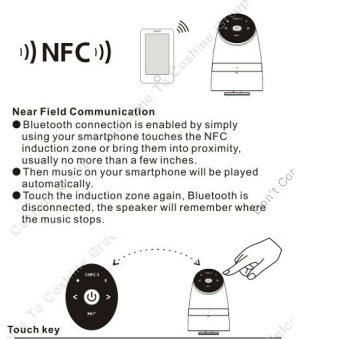 ブルートゥース機能、 nfccrs4.026w振動スピーカー問屋・仕入れ・卸・卸売り