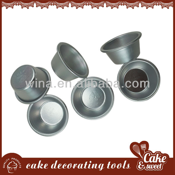 FDA & LFGB Metal baking mold cup cakes decoration