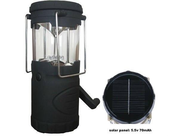 solar LED camping lantern