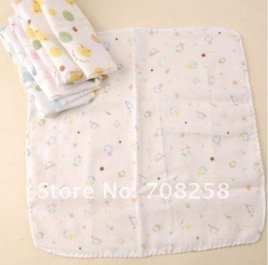 10 Sets/lot, Double sides / gauze / handkerchief /bath towel/face towel / towels saliva, LGZ-5