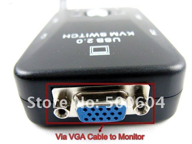 5pcs Mini USB Manual KVM 2-port Switch BOX Controller 