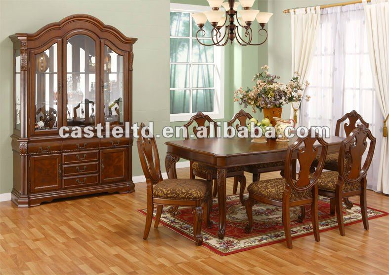 Tapa de cristal blanco moderno mostrador de madera juego de ... Juegos de comedor modernos con base de madera y vidrio